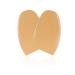 Shiny Shoe Sole Protector for Women s Shoes Sole Repair & Replacement for Designer Shoes (Half Size Rubber) Cream