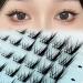 Mix Length Cluster Lashes 0.07mm D Curl | Soft & Wispy DIY Lash Extensions | HuXi Lashes-ZW28C - Buy Online on GoSupps.com