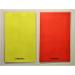 Soccer Referee Cards Set - Neon Bright Red/Yellow | Premier Write-on Kit - Buy Online on GoSupps.com
