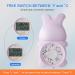 B&H Bunny Baby Bath Thermometer - Upgraded Infant Safety Floating Toy, FahrenheitCelsius, Kids Bathroom Essential (Pink) - Buy Online on GoSupps.com