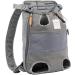 Legs Out Front Pet Dog Carrier Front Chest Backpack Adjustable Hands-Free Backpack Travel Bag for Small Medium Dog Puppy Cat Outdoor Shoulder Strap Padded (Leg Spacing 21 CM x Length 40 CM Grey) Leg Spacing 21 CM x Length 40 CM Grey - Buy Online on GoSupps.com