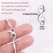 925 Sterling Silver Double Lobster Clasp Shortener Charm | Made in Italy | 11mm x 5mm | Jewelry Making Supplies - Buy Online on GoSupps.com