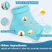 6 Pairs Moisturizing Heel Socks - Cracked Heel Treatment & Foot Care Gel Socks - Softens & Hydrates Dry Feet - Assorted Colors - Buy Online on GoSupps.com