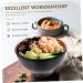 Zerodeko 3pcs Anti-Earth Clay Ramen Bowl De Ceramic Snack Bowls Household Rice Bowl Japanese Bowl Miso Soup Bowls Ceramic Soup Bowl Snack Dish Food Container Commercial Round Bowl 12X12X6.3CMx3pcs Blackx3pcs - Buy Online on GoSupps.com