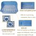 Small Animal Litter Toilet Box with Grate - Potty Training for Rabbits, Guinea Pigs, Chinchillas, Ferrets & More - Blue - Buy Online on GoSupps.com