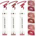 3 Colors Lip Stain Pen Matte Lip Tint Stain Marker Liquid Lip Liner Pen Long Lasting Hydrating Natural Lipstick Pen Waterproof Quick Drying Precise Chisel Tip Marker Lip Makeup (01+02+03)