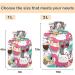 Naanle Cute Cats Hot Water Bottle | 1L Transparent Heat Bottle for Warm & Cold Therapy | Pain Relief for Hands & Feet - Buy Online on GoSupps.com