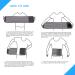 HKJD Abdominal Binder with Compression Pad | Hernia Belt for Women and Men | Belly Button Navel Support | Relieve Pain | Black 2XL-3XL - Buy Online on GoSupps.com