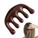 Wood Massage Comb - Sandalwood Head Scalp Comb | No Static Wide Teeth Hair Comb for Scalp Care - Buy Online on GoSupps.com
