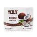 YOLY Coconut Bar Soap (90 g Pack of 4) - 95% Natural Vegan-Friendly Moisturizing Soap for Silky Smooth Skin