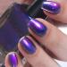 15ml Chameleon Nail Polish - Quick Drying Holographic Nail Varnish - Sparkling Chrome Nail Polish Magic Colour Iridescent Nail Varnish - Long-lasting Nail Polish for Manicure DIY at Home Holographic Blue Purple - Buy Online on GoSupps.com