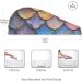 Colorful Rainbow Mermaid Scales Hair Towel Set - Super Absorbent Quick Dry Hair Turbans for Women & Girls - 2 Pack - Buy Online on GoSupps.com
