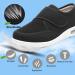 QSXWDCEF Orthopedic Diabetic Slippers for Swollen Feet | Adjustable Closure Sandals for Arthritis & Edema | Extra Wide Velcro Comfort | Senior Rehabilitation Shoes - Grey - Buy Online on GoSupps.com