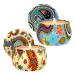 Set of 2 Scented Candles Soy Wax Aromatherapy Candles 4.4 OZ Portable Tin Candles Gifts Basket for Christmas Thanksgiving Valentine's Day Colorful Paisley 4.4oz 2 Pack