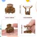 Cobahom 6 Pack Small Hair Claw Clips - Leopard Mini Cellulose Acetate Jaw Clamps for Styling - Non-Slip Cute Hair Accessories for Women and Girls - Buy Online on GoSupps.com