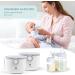 Termichy Milk Powder Dispenser Pot - 250g Grey Formula Dispenser for Baby - Buy Online on GoSupps.com