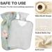 Buy Naanle Vintage Flowers Heat Bottle - 2L Transparent Warm Water Bottle for Pain Relief & Cold Therapy | Ideal Bed Hand & Feet Warmer - International Shipping Available - Buy Online on GoSupps.com