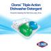 Clorox Triple Action Dishwasher Detergent Pacs - 65 Count Fresh Scent - Pack of 1 - Buy Online on GoSupps.com