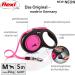 Flexi Retractable Leash New Neon - Pink - Medium - Small Dog | International Shipping - Buy Online on GoSupps.com