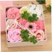 HOMSFOU 3 Boxes Carnation Soap Flower Valentine s Day Gifts Rose Flower Scented Bath Soap Floral Scented Soap Carnation Scented Soap Wedding Party Flower Rose Soap Gift Box Paper Gift Pack - Buy Online on GoSupps.com