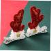 minkissy 2 Pairs Elk Sequin Barrette Reindeer Hair Pin Christmas Mini Headdress Xmas Costume Hair Clip Holiday Party Hair Clips for Kids Christmas Hairpin Gift Sequins Girl Fabric - Buy Online on GoSupps.com