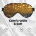 Buy Glitter Pattern Super Soft Eyeshade - Adjustable Strap Zero Eye Pressure | Comfortable Eye Cover (1 Count - Buy Online on GoSupps.com