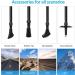 Anykuu Foldable Hiking Poles 110-130cm | Ultralight Shockproof Nordic Walking & Trekking Poles - Blue - Buy Online on GoSupps.com