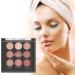9 Color Eyeshadow Pallet | Shimmer Eyeshadow Palette Shimmer Eye Shadows Nude and Earth Tones Eye Shadow Long Lasting 02# - Buy Online on GoSupps.com