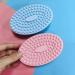 4 Pack Exfoliating Silicone Body Scrubber - Soft & Long Lasting Shower Brush for Sensitive Skin - Flat Blue Pink Green Purple - Buy Online on GoSupps.com