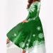 Hanxiulin Women's Christmas Dress - Long-Sleeved Sweater with Elk Print & Pockets | Fashionable Hooded Jumper for Autumn/Winter - Buy Online on GoSupps.com