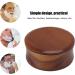 Wooden Shaving Brush Bowl - Non-Stick Soap Dish for Men | Portable Cleaning Tool for Perfect Shaves - Buy Online on GoSupps.com