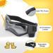 UV Protection Sunglasses for Small Dogs | Cool Black Dog Glasses | Outdoor Eye Protection for Small Breeds - Buy Online on GoSupps.com