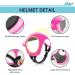PETLESO Dog Goggles with Helmet Set - Pink | Protective Eyewear for Small & Medium Dogs - Buy Online on GoSupps.com