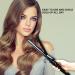 SSATISCN Curling Iron 1 1/4 inch with Ceramic Coating Barrel for Long Hair Dual Voltage Extra Long Barrel 1.25 Inch Curling Iron Instant Heat up to 450 F Hair Waving Style Tool for Women .Girls(Black) - Buy Online on GoSupps.com