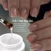 Solid Glue Gel - 5ml Professional Adhesive Super Strong Tips Formula | Durable Long-Lasting Manicure Solution Easy Apply Gel For Home Salon Creative Design For Beauty Fash - Buy Online on GoSupps.com
