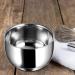 Stainless Steel Shaving Bowl & Mug - Premium Barbers Accessories for Men | Perfect Gift for Boyfriend - Buy Online on GoSupps.com