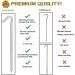 9 Heavy Duty Tent Stakes - 8 Pack Galvanized Steel Pegs for Camping & Garden - Buy Online on GoSupps.com