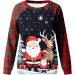 Women's Christmas Snowman & Penguin Print Sweatshirt | Xmas Raglan Pullover | Winter Top Sweater | Navy XL - Buy Online on GoSupps.com