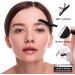 5 in 1 Eyebrow Grooming Kit for Men & Women - Eyebrow Trimmer Set with Scissors Razors Tweezers & Brush - Black - Perfect for Home Grooming - Buy Online on GoSupps.com