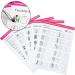 Nail Art Practice Book - 12 Sheets for Manicure Training and Painting Templates - Buy Online on GoSupps.com