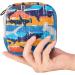 Abstract Underwater Sharks Sanitary Napkins Storage Bag | Portable Period Pocket for Women & Teen Girls - Buy Online on GoSupps.com
