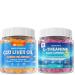 LILICARE Cod Liver Oil Gummies & Liposomal L Theanine 500mg Gummies