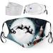 Primicity Christmas Face Masks for Adults 3PCS +Filters - Reusable & Adjustable Festive Masks - UK Seller - Buy Online on GoSupps.com