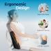 Comfier Massage Pillow for Back Pain Relief - 3 Massage Modes 2 Heat Levels Memory Foam Support for Home & Office - Buy Online on GoSupps.com