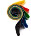 Resistance Loop Exercise Bands 12 inch - Shokti Set of 5 Fitness Rubber Bands with Carrying Pouch 5 Resistance Levels for Home Workout Strength Training Physical Therapy Yoga Pilates - Buy Online on GoSupps.com