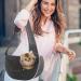 Shop Adjustable Cat Sling Carrier & Dog Cloth - Soft Washable Breathable Bag for Puppies & Small Dogs | Neflum L Black Mesh - Buy Online on GoSupps.com