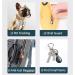 BRRAAVEES AirTag Keychain Holder - Anti-Lost PU Leather Case (3 Pack) - Pet Tracking Compatible - Buy Online on GoSupps.com