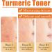Turmeric Face Toner Dark Spots Skin Toner for Face Turmeric Hydrating Face Toner for Dry Skin Turmeric Oil Toner Serum Reduce Dark Spots & Acne Daily Skincare Toner Moisturiser Day & Night Use-118ml - Buy Online on GoSupps.com