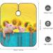 Funny Pig Hanging on Fence Haircut Cape | Water Resistant Salon Gown for Men & Women | Perfect Hairdresser Styling Accessory - Buy Online on GoSupps.com