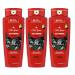 Old Spice Wild Collection Wolfthorn Scent Body Wash 16 Fl Oz (Pack of 3) Wild 16 Fl Oz (Pack of 3)